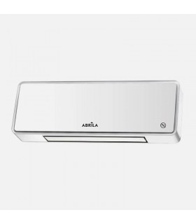 Calefactor Split Pared INVIERNO Cristal 2000W Con Mando Distancia Blanco
