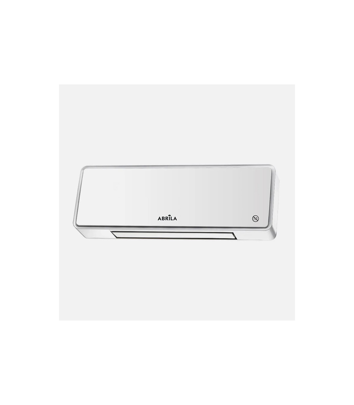 Calefactor Split Pared INVIERNO Cristal 2000W Con Mando Distancia Blanco