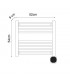 Toallero Eléctrico SCUTI 300W IP24 Negro