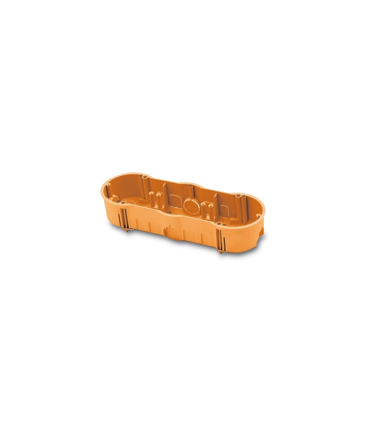 Caja mecanismo triple para pared hueca