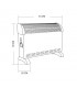 Calefactor Convector Turbo FALLA 2000W Blanco
