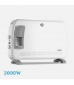 Calefactor Convector Turbo BENGALA 2000W Blanco/Gris