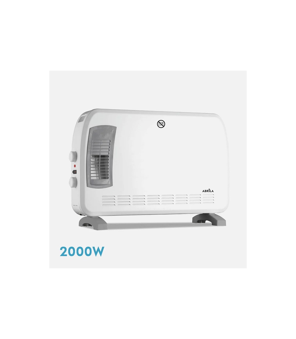 Calefactor Convector Turbo BENGALA 2000W Blanco/Gris
