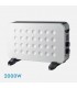 Calefactor Convector Turbo HOGAR 2000W Blanco/Negro