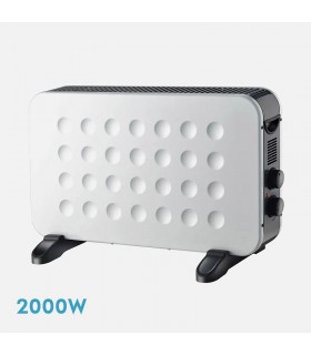 Calefactor Convector Turbo HOGAR 2000W Blanco/Negro