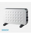 Calefactor Convector Turbo HOGAR 2000W Blanco/Negro