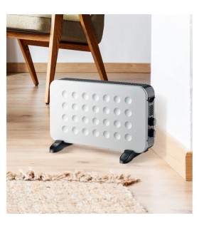 Calefactor Convector Turbo HOGAR 2000W Blanco/Negro