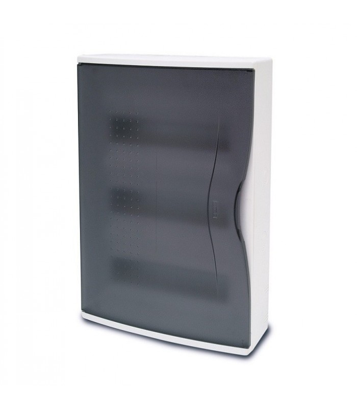 Caja superficie 36 elementos puerta transparente