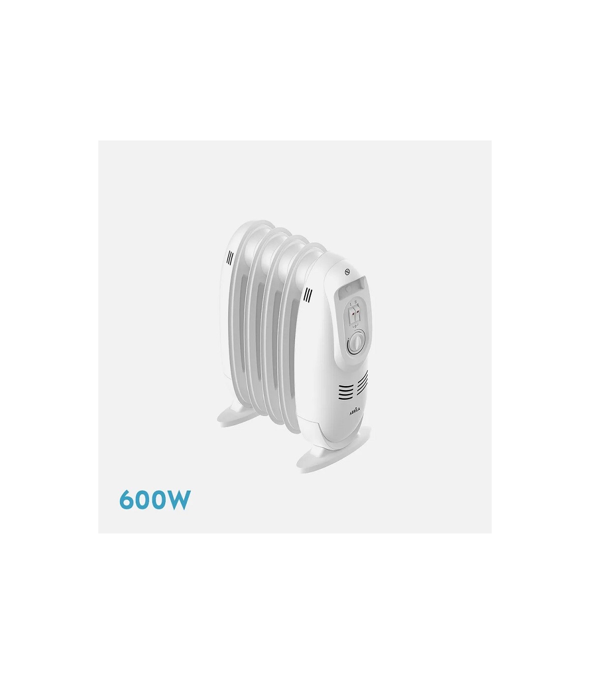 Radiador de Aceite Mini IRLANDA 600W Blanco 5 Elementos