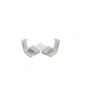 Ficha en forma de L para unir tiras de LED 10mm