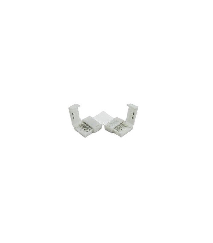 Ficha en forma de L para unir tiras de LED 10mm