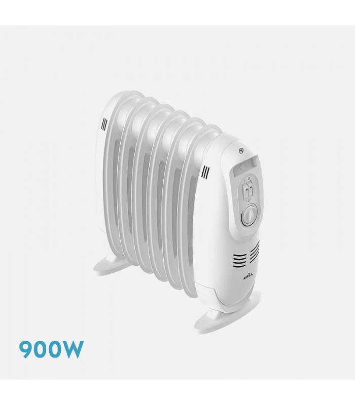Radiador de Aceite Mini IRLANDA 900W Blanco 7 Elementos