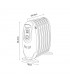 Radiador de Aceite Mini IRLANDA 900W Blanco 7 Elementos