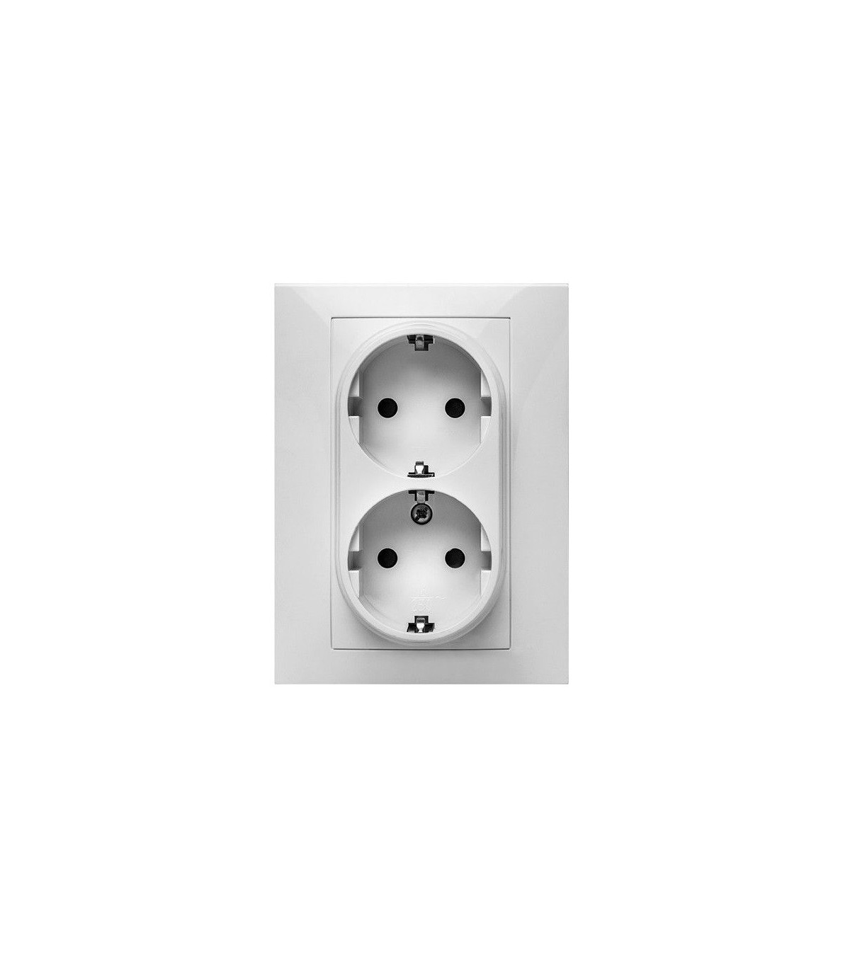 Toma corriente doble Schuko empotrar 16A 250V