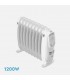 Radiador de Aceite Mini IRLANDA 1200W Blanco 9 Elementos