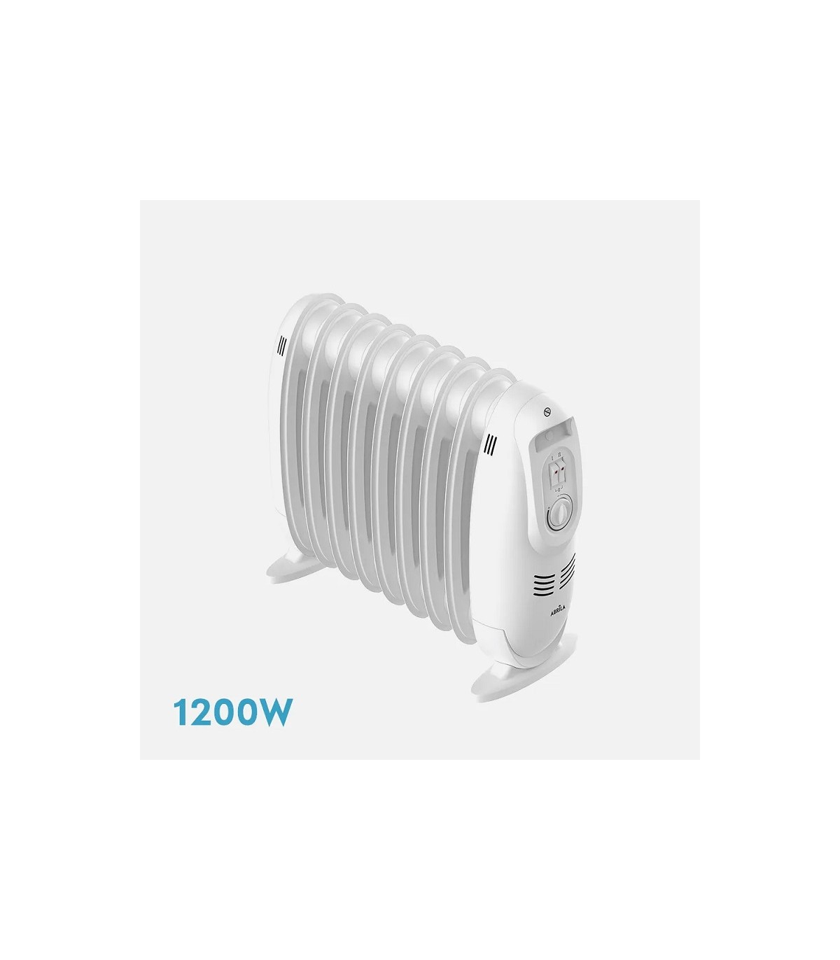 Radiador de Aceite Mini IRLANDA 1200W Blanco 9 Elementos