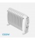Radiador de Aceite Mini IRLANDA 1500W Blanco 11 Elementos