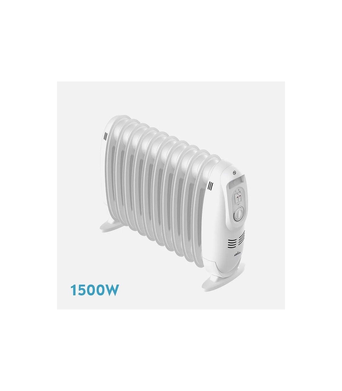 Radiador de Aceite Mini IRLANDA 1500W Blanco 11 Elementos