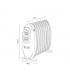 Radiador de Aceite Mini IRLANDA 1500W Blanco 11 Elementos
