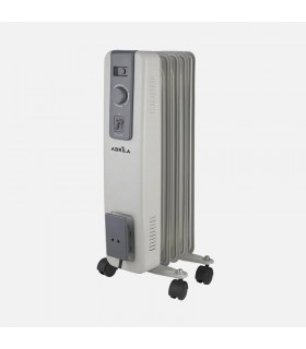 Radiador de Aceite ACEBUCHE 1000W Gris 5 Elementos