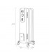 Radiador de Aceite ACEBUCHE 1000W Gris 5 Elementos