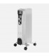 Radiador de Aceite BRASILIA 1000W Blanco/Negro 5 Elementos