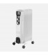 Radiador de Aceite BRASILIA 1500W Blanco/Negro 7 Elementos