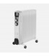 Radiador de Aceite BRASILIA 2500W Blanco/Negro 11 Elementos