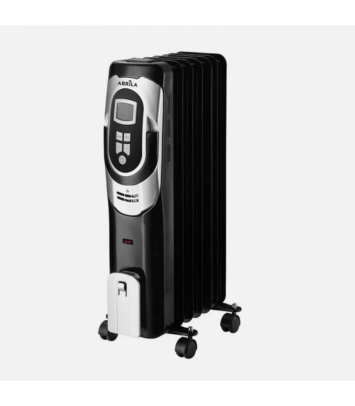 Radiador de Aceite CONFORT 1500W Negro/Plata 7 Elementos