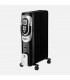 Radiador de Aceite CONFORT 2000W Negro/Plata 9 Elementos