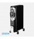 Radiador de Aceite CONFORT 2000W Negro/Plata 9 Elementos