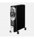Radiador de Aceite CONFORT 2500W Negro/Plata 11 Elementos