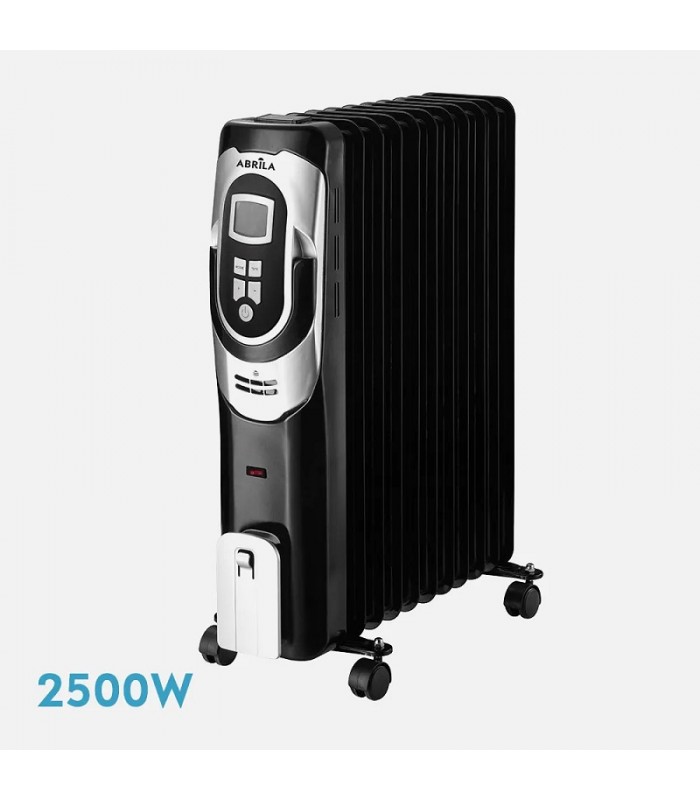 Radiador de Aceite CONFORT 2500W Negro/Plata 11 Elementos