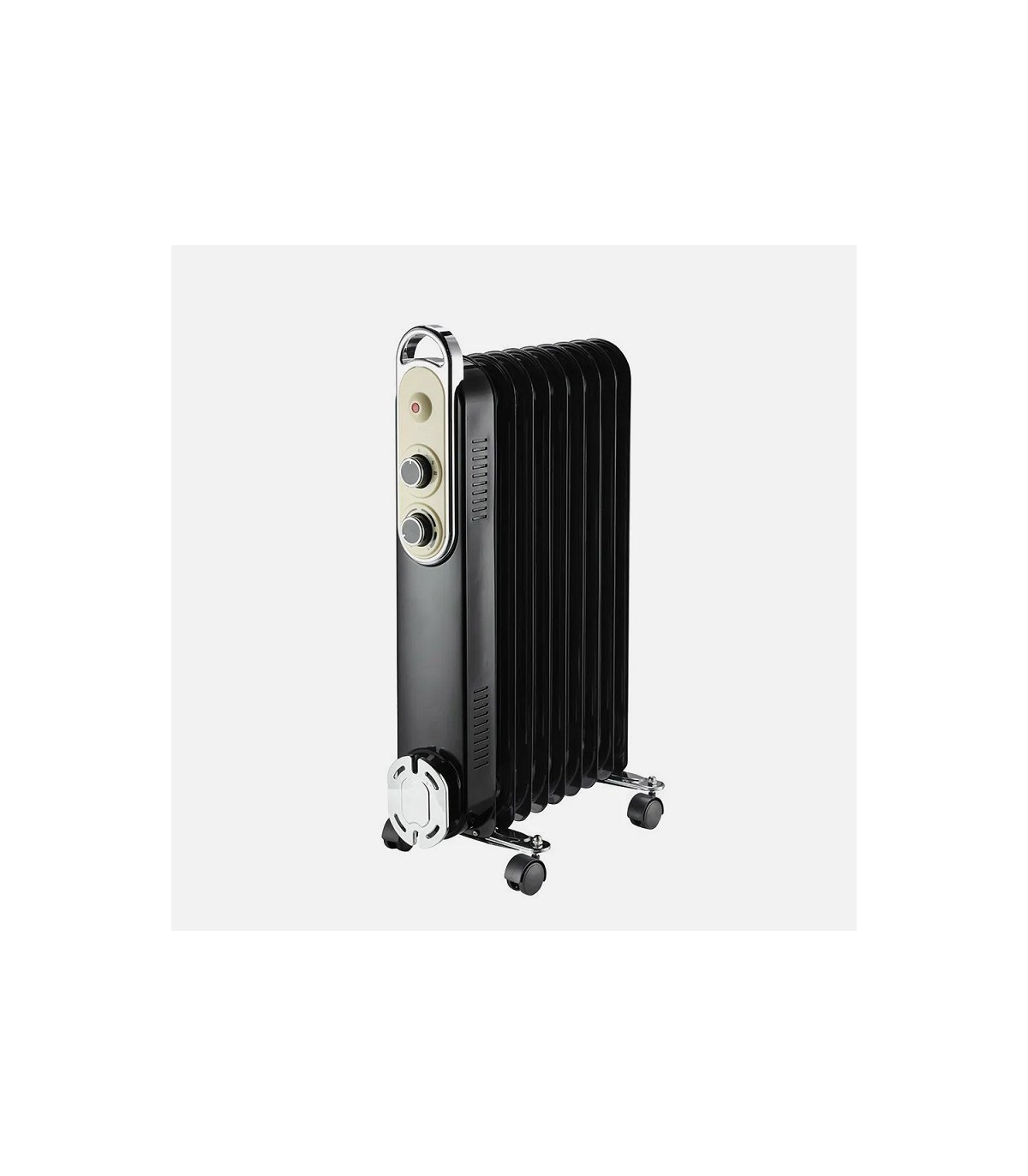 Radiador de Aceite AMARANTUS 2000W Negro/Beis 9 Elementos