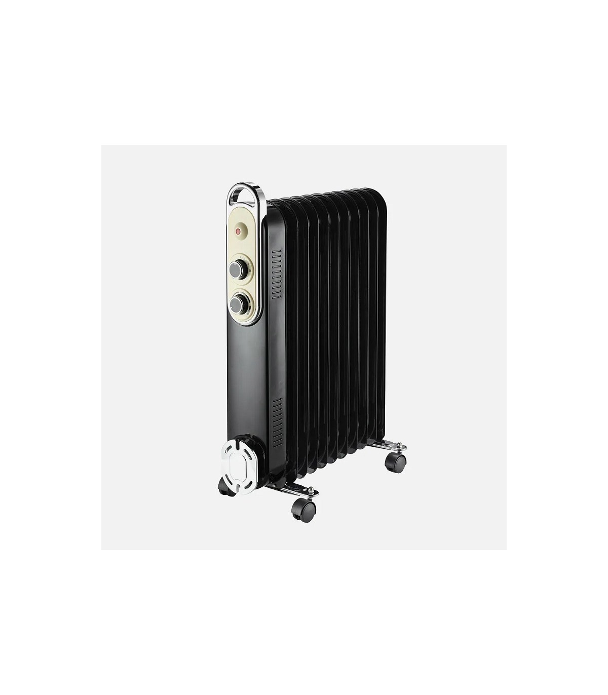 Radiador de Aceite AMARANTUS 2500W Negro/Beis 11 Elementos