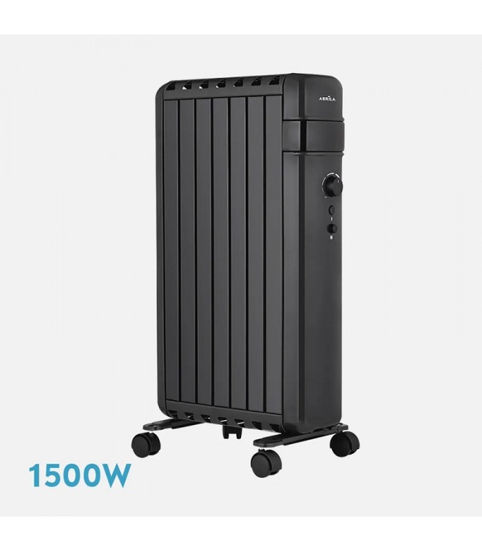 Radiador de Aceite POLONIA 1500W Negro 7 Elementos