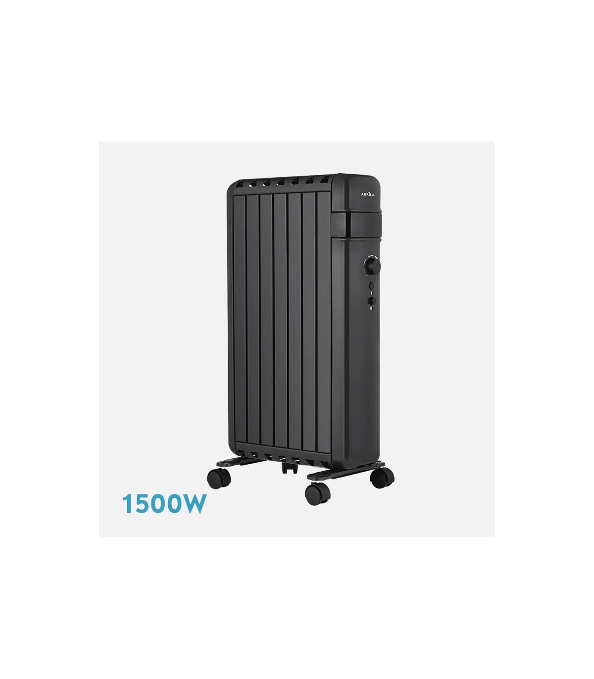 Radiador de Aceite POLONIA 1500W Negro 7 Elementos