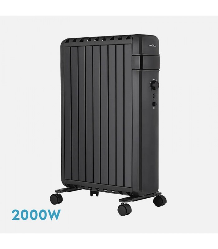 Radiador de Aceite POLONIA 2000W Negro 9 Elementos