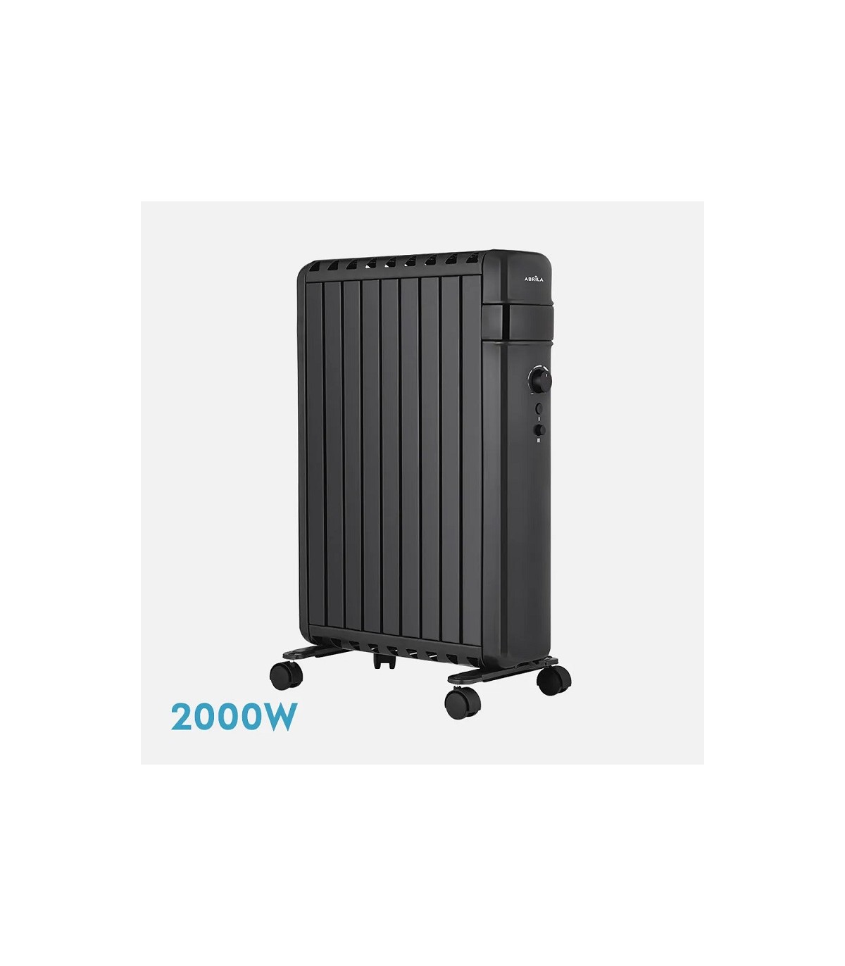 Radiador de Aceite POLONIA 2000W Negro 9 Elementos