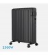 Radiador de Aceite POLONIA 2500W Negro 11 Elementos