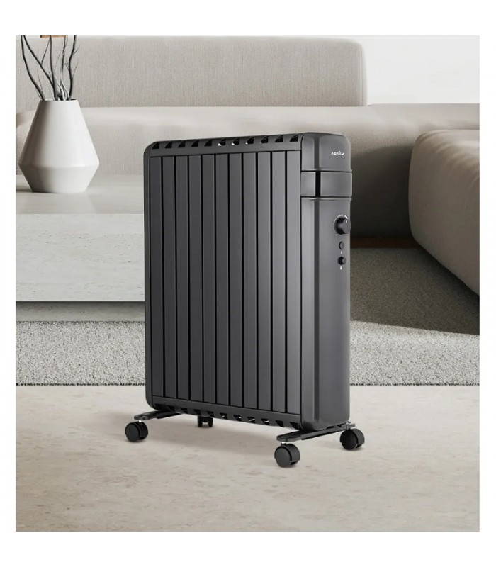 Radiador de Aceite POLONIA 2500W Negro 11 Elementos