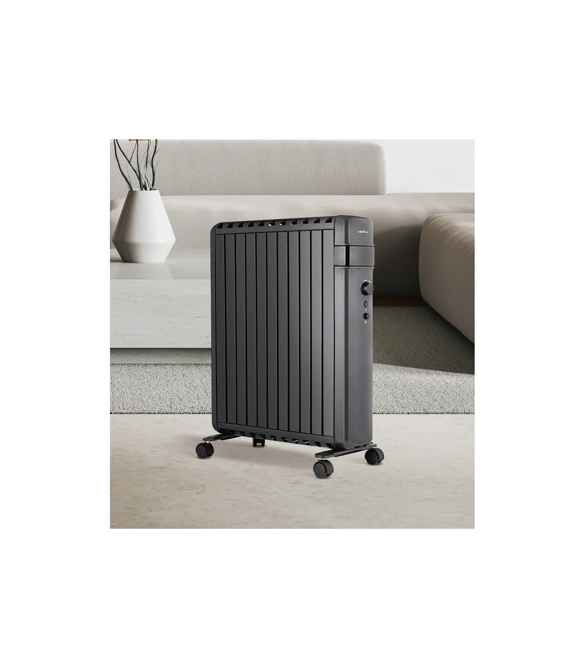 Radiador de Aceite POLONIA 2500W Negro 11 Elementos