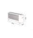 Radiador de Mica PINSAPO 1500W Blanco