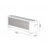 Radiador de Mica PINSAPO 2000W Blanco