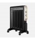 Radiador de Mica ABRIGO 2000W Negro/Oro