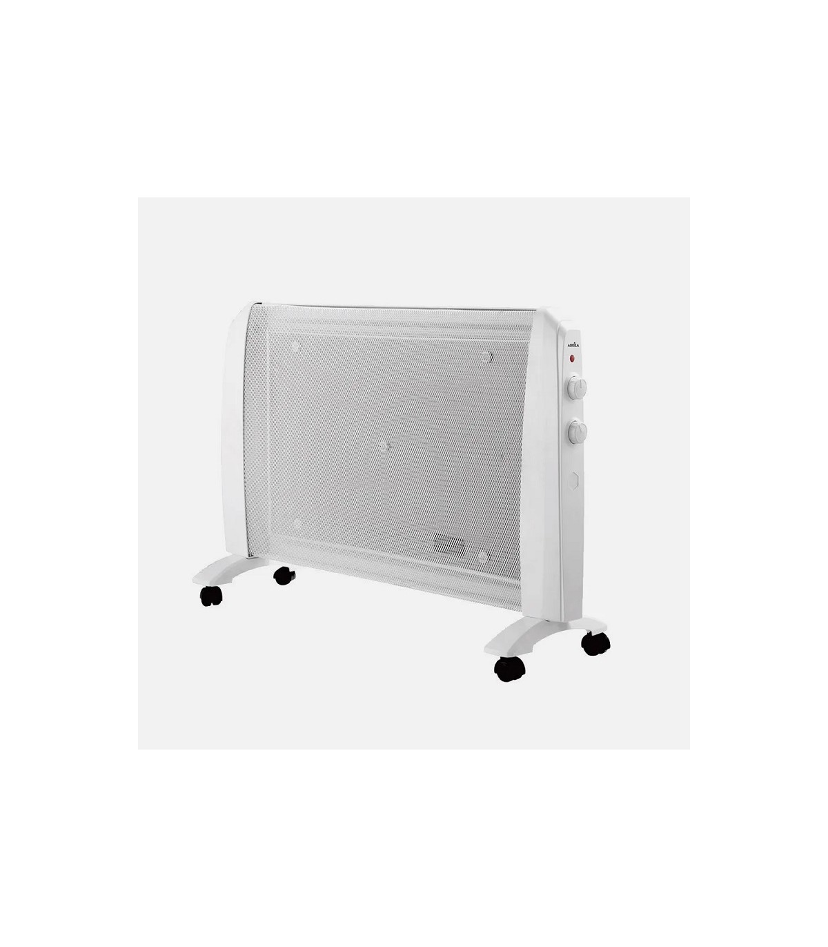 Radiador de Mica ABRIGO Horizontal 2000W Blanco