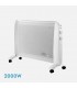 Radiador de Mica ABRIGO Horizontal 2000W Blanco