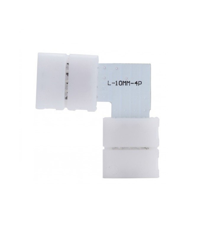 Ficha en forma de L para unir tiras de LED 10mm RGB