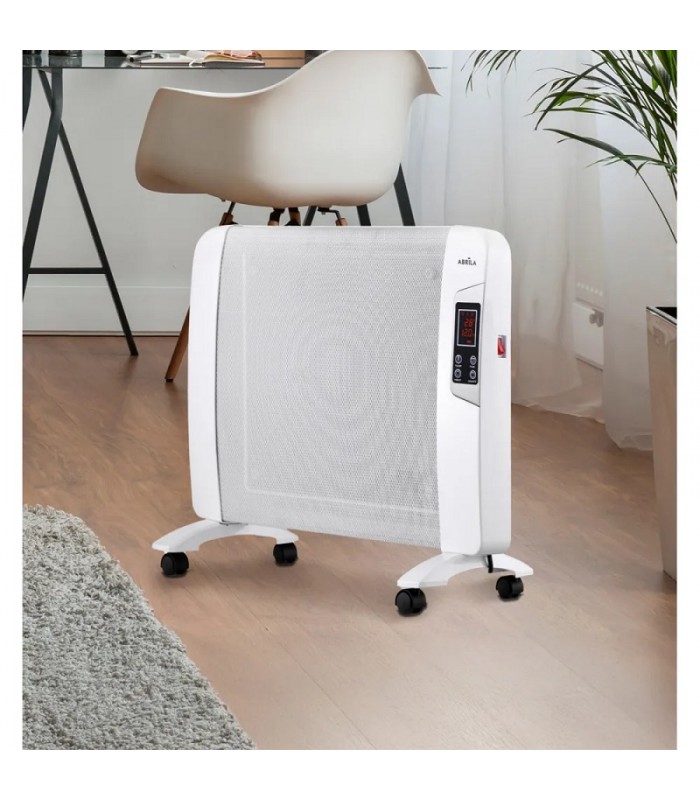 Radiador de Mica ABRIGO Horizontal Digital 2000W Blanco