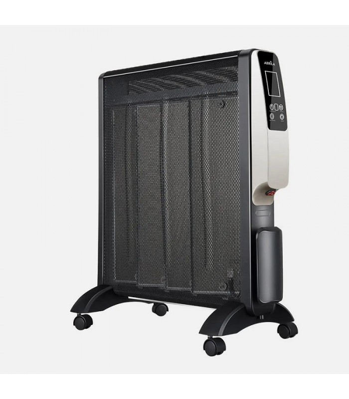 Radiador de Mica ABRIGO Digital 2000W Negro/Oro